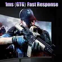 27-inch curved gaming monitor – immersive