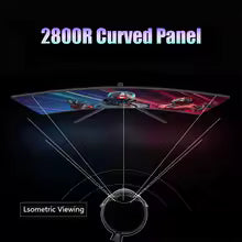 27-inch curved gaming monitor – immersive